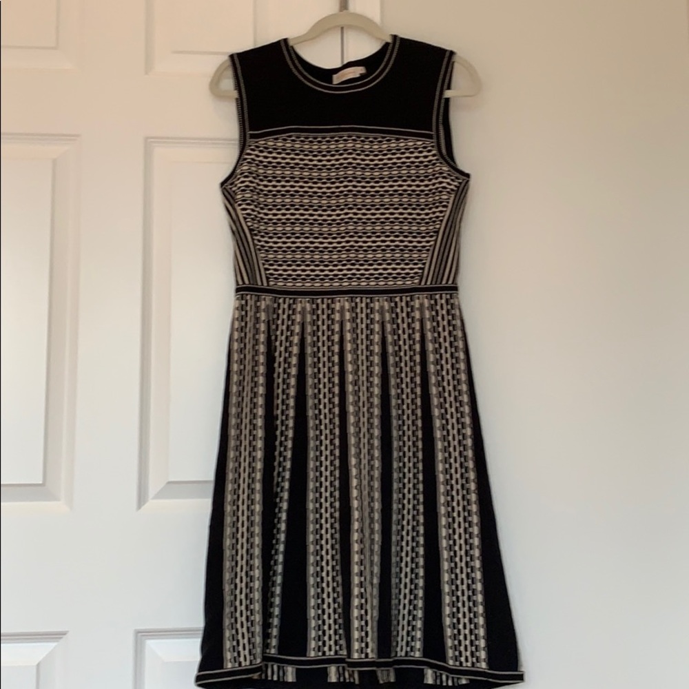 Tory Burch Knit Dress, black and cream